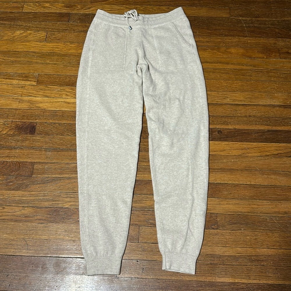 Anatomie Londone Oatmeal Cashmere Joggers, Medium